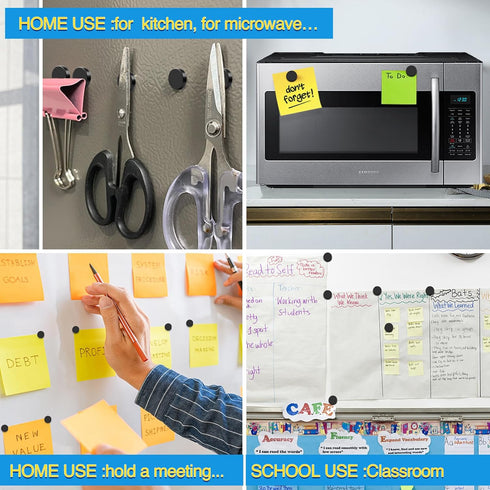 Refrigerator Magnets, 120 Pcs Rare Earth Neodymium Fridge Magnets, Premium Tiny Round Disc for Crafts and Office Use.