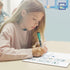 SCRIBBLEDO Dry Erase Long Multiplication Board 9"x12" Double Sided Practice Whiteboard with 2x1 & 2x2 Digit Multiplication for Home, School, Classroom, Kids, Students Math Manipulatives Lapboard by Scribbledo