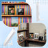 Hushee 30 Pack Album Acrylic Book Stand for Display Adjustable Clear Book Display Holder Easel Rack Stand for Home