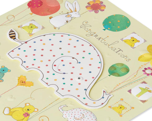 Papyrus New Baby Card - Designed by House of Turnowsky (Warm and Happy Wishes)