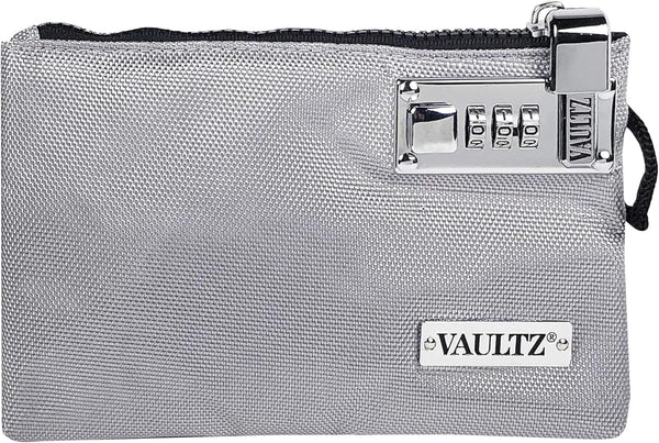 Vaultz Money Bag with Lock - 7 x 10 Inches, Locking Pouch for Cash, Bank Deposits, Wallet, Medicine, Phone, Credit
