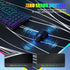 Miroddi Mouse Pad with Phone Holder, Wireless Charging Desk Mat, RGB Gaming Mousepad Home Office Large Desk Pad
