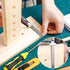 2 Pieces 6 Inch Pocket Ruler, Flexible Stainless Steel Ruler with Detachable Clips for Precision Measurement