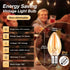 C7 LED Night Light Bulbs 0.5W, E12 Candelabra Base Candle Light Bulb Warm 2200K Equivalent 5W/7W Incandescent Bulb, Mini Light Bulbs for Chandelier Nightlight Salt Lamp Window Bulbs (2 Pack Gold) by Hcnew