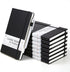 feela 8 Pack Journal Notebook Bulk for School, Hardcover Business Notebooks, Classic Ruled, 120 GSM, 5.1”x8.3”, Black