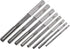 uxcell 8pcs Chucking Reamer Set, Lathe Machine Reamer Straight Flute Milling Cutter High Speed Steel H7 Tolerance