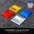 Pack 10 4 4 inch Road Reflectors of | by Street Pavement & Asphalt Stud Markers | Great Reflecting for Speed Bumps