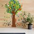 Zonon 163 Pcs Spring Classroom Tree Bulletin Board Decor, DIY Whimsy Tree Cutouts for Kid School