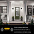 4 Pack Dusk to Dawn LED Outdoor Light Bulbs, 40W Equivalent, A19 Automatic On/Off Sensor, Daylight 5000K