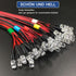 12 Volt 5Mm Pre Wired Led Light Emitting Diodes, Micro Led Lights Diodes for Model Assortment Kit, 12V Mini Single Bulbs