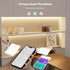 PAUTIX 2-Way Dimmer Google,14-Key 12-24V 3528/2835/5050/COB RF WiFi Smart Remote for Single Color LED Strip Lights,Work