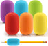 Fampery 6-Pack Pencil Grips for Kids Handwriting - Reusable Foam Tubing Pencil Grips