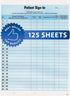 Tabbies Patient Sign-In Label Forms | 8-1/2" x 11" Form, Blue, 23 Labels/Sheet, 125 Sheets/Pack