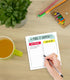 Carson Dellosa Aim High 50 Sheet Note Pads, 5.75" x 6.25" 3-Pack To Do List Notepad for Productivity Desk Office