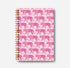Hot Pink Journal Notebook - Preppy Tiger Spiral Notebook with 164 Pages, 5.5" x 8.3"