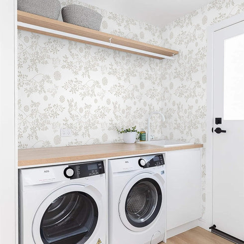 17.3"x393" Heroad Boho Peel and Stick Wallpaper Floral Contact Paper Wall Paper Removable Self Adhesive Wallpaper