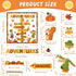 Fall Thanksgiving Bulletin Board Classroom Decorations, Adventures in Reading Pumpkin Autumn Leaves Cutout Supplies