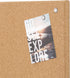 U Brands Cork Canvas Bulletin Board, 14 X 14 Inches, Frameless Design