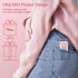 Eyoyo Mini 1D Bluetooth Barcode Scanner, 3-in-1 Portable Barcode Reader for Windows, Android, iOS (Pink)