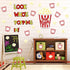 Whaline 77Pcs Popcorn Cut-Outs with 100Pcs Glue Points for DIY Craft Art School Home Party Favor Bulletin Board Decor
