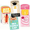 Big Dot of Happiness Assorted Funny Graduation Gift Card Holders with Envelopes,