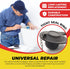 Qualihome Front Mount Chrome Toilet Handle Replacement Kit with 2 Inch Universal Flapper