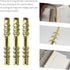 Performore 3 Pack A5 Notebook Mechanism Replacement Kit, 20mm 6-Ring Metal Binder Mechanisms for Loose Leaf Notebook,