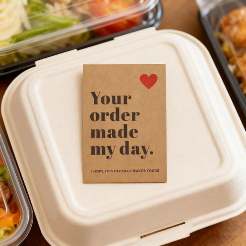 Vagocom 120Pcs 3.9 2.7 Inches 10 7 cm Packaging Thank You Cards for Small Business, x / x Bulk Customer Appreciation