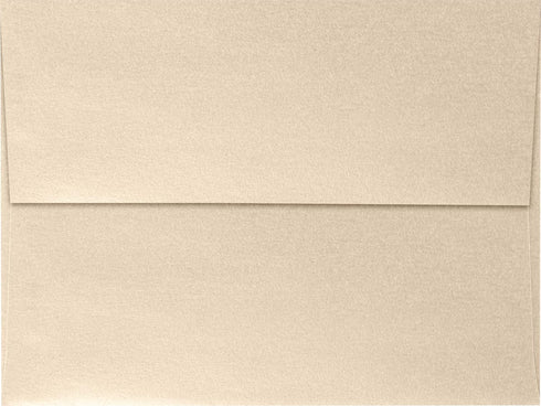 LUXPaper A7 Invitation Envelopes | Peel & Press | 5 1/4" x 7 1/4" | Taupe Metallic | 80lb. Text | 50 Qty