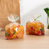 Gusset 100 Count 4" 2 1/4" 8" Gusset Resturantware Plastic Bags x x Wicker Dispensing Bottom Clear Plastic Bags Heat