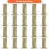Multi-Grip Rivet Nut Installation Tool Set, Pre-Bulbed Shank, Flat Head Threaded Insert Nut Assortment Kit
