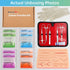 20 14 32 Suture Practice Kit: Complete Suture Kit with Needles, Threads, Pre-Cut Wounds on Silicone Pad, Pieces Total