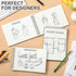 Graph Paper Spiral Notepad A5, Top Wirebound Notepad with 140 Pages for Writing, Sketching, and Drawing