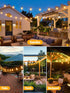 Dimmable 50 2 3 2200K 2 Bulbs Outdoor String Lights with Remote, FT Outdoor Lights with Timer and Modes, Waterproof