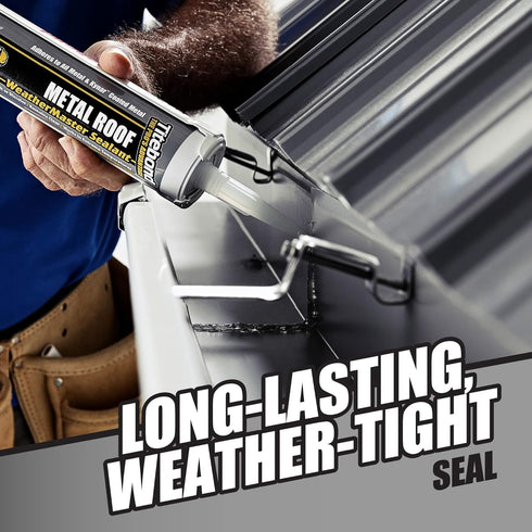 Titebond WeatherMaster Sealant 61361, Metal Roof, Bronze, 10.1-Oz