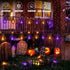42ft 15 42ft) Flacchi Solar Flame String Lights - LED Lights Outdoor Solar String Lights for Garden Patio Halloween