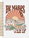 Christian Spiral Notebook, Journal for Women Men Writing, Bible Cover, 8.3×5.5 Inch