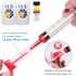 6 Pack 20ml Syringe Without Needle - Large Plastic Syringes for Lip Gloss, Measuring, Dispensing, Multiple Uses