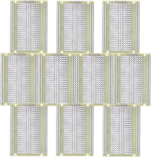 YUNGUI PCB Veroboard - 10PCS 5X7cm Protoboard for DIY Soldering and Electronic Experiment Projects