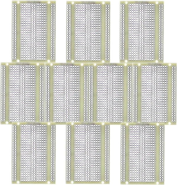YUNGUI PCB Veroboard - 10PCS 5X7cm Protoboard for DIY Soldering and Electronic Experiment Projects