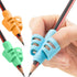 Stylo Pack of 3 Pencil Grips for Kids, Perfect Handwriting Holders for Home Schooling and Preschool Writing Tools