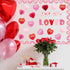 TaoBary Valentine's Day Bulletin Board Set 85 Pcs 3D Heart Honeycomb Owl Love Truck Cutouts