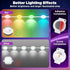 VoyageEase 100FT IP67 permanent outdoor lights Smart RGB Outdoor Lights - Waterproof LED Strip Lights with App/Remote