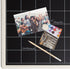 U Brands White Wash Frame Chalkboard Calendar Set – Office Supplies with Magnet, Chalk Pencils, 16” x 20”, 4 Pieces