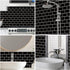 10-Sheet Sticker,12"x12" URCOLOR Back Splashes for Kitchen Peel and Stick Tile Self Adhesive Subway Wall Tiles Stick on