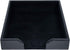 Dacasso Bonded Leather Desktop Tray Luxury Letter Holder & Paper Organizer for Desk, 13.5in x 10.5in x 2.13in, Black