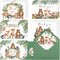 Yuzioey Woodland Thank You Cards, 4x6 Forest Animals Thank You Notes with Matching