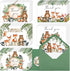 Yuzioey Woodland Thank You Cards, 4x6 Forest Animals Thank You Notes with Matching