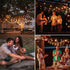 ST38 LED String Light Bulbs, 1W Equivalent to 7W Incandescent, Shatterproof E12 Base, Warm White, 25 Pack