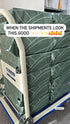 Impack Biodegradable Mailers - 25 Pack Flat Shipping Bags, Self-Seal, Waterproof Thick Mailing Envelope for Clothing